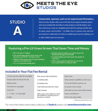 download information for studio a